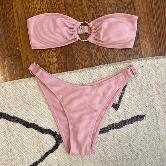 Ring Bikini in Blush - Picture 2 of 4